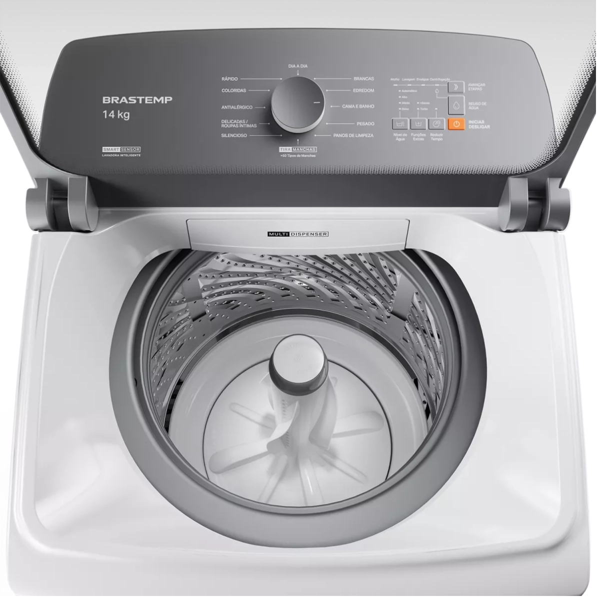 110V Lavadora Brastemp Bwj14Ab 14Kg Branca
