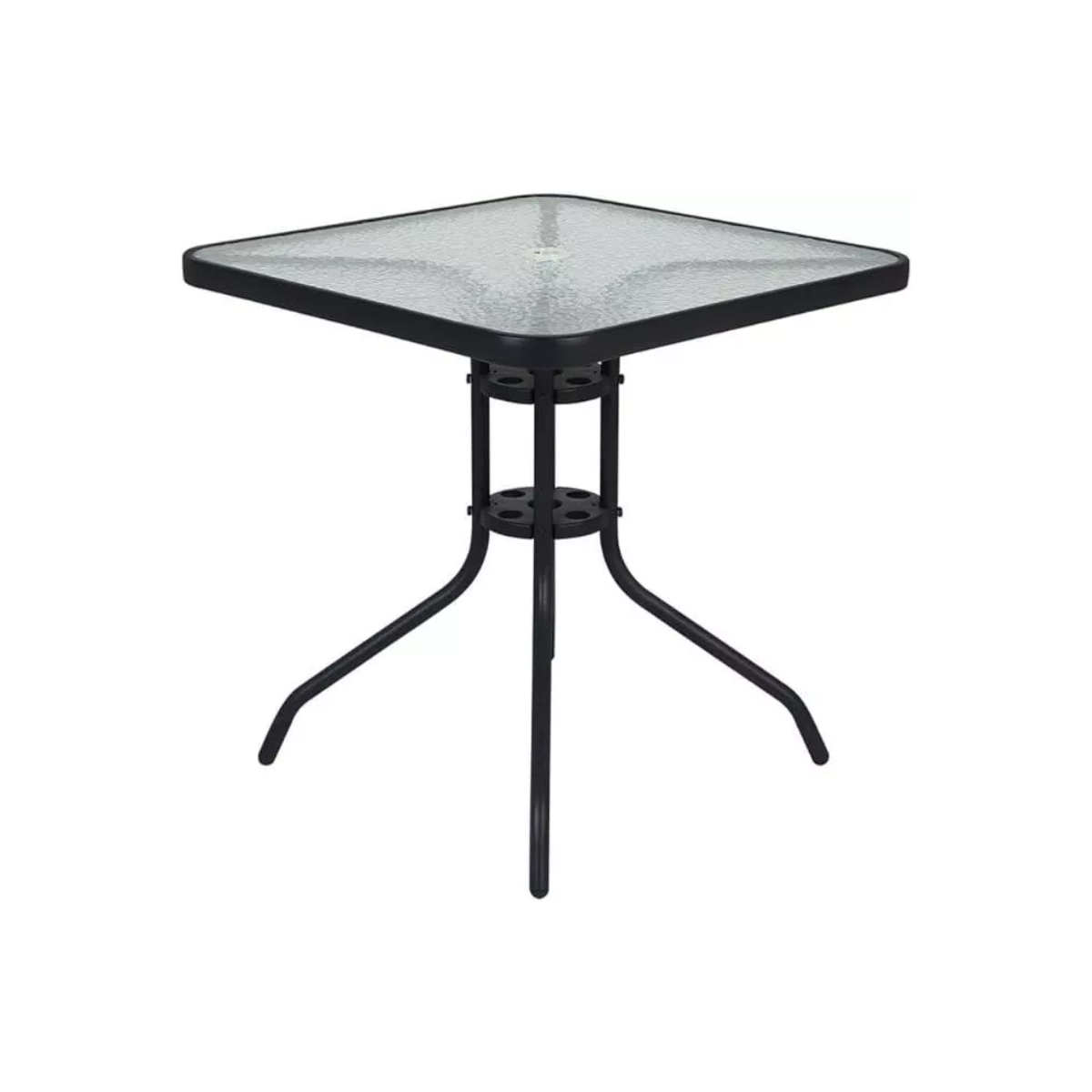 Conj Petropolis Belfix 4 Cad Alum Mesa Quadrada Ombrellone Pr 86207