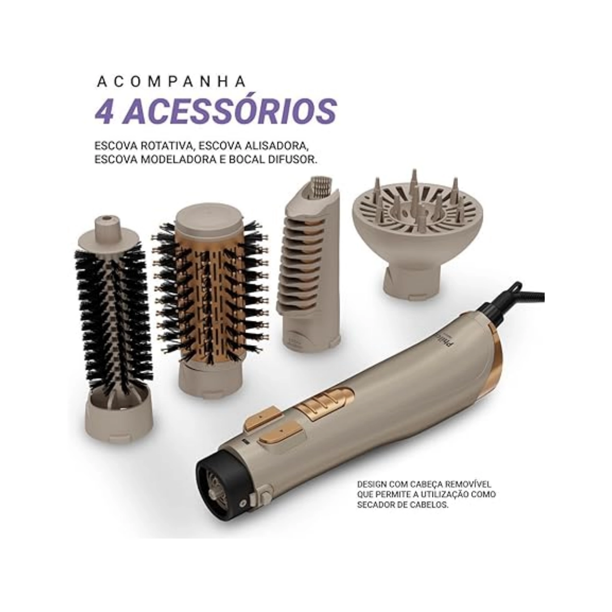 Escova Rotativa Philco Per03 1300W Biv