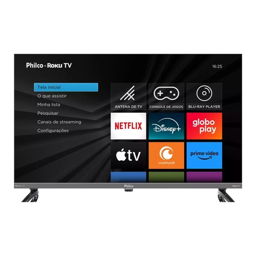 Tv Philco Smart 43 Fhd P43Kra Roku Pto