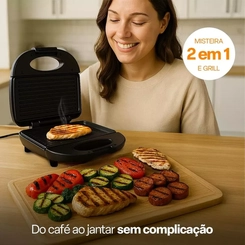 110V Sanduicheira Multi Tostex Grill 750W Ce043