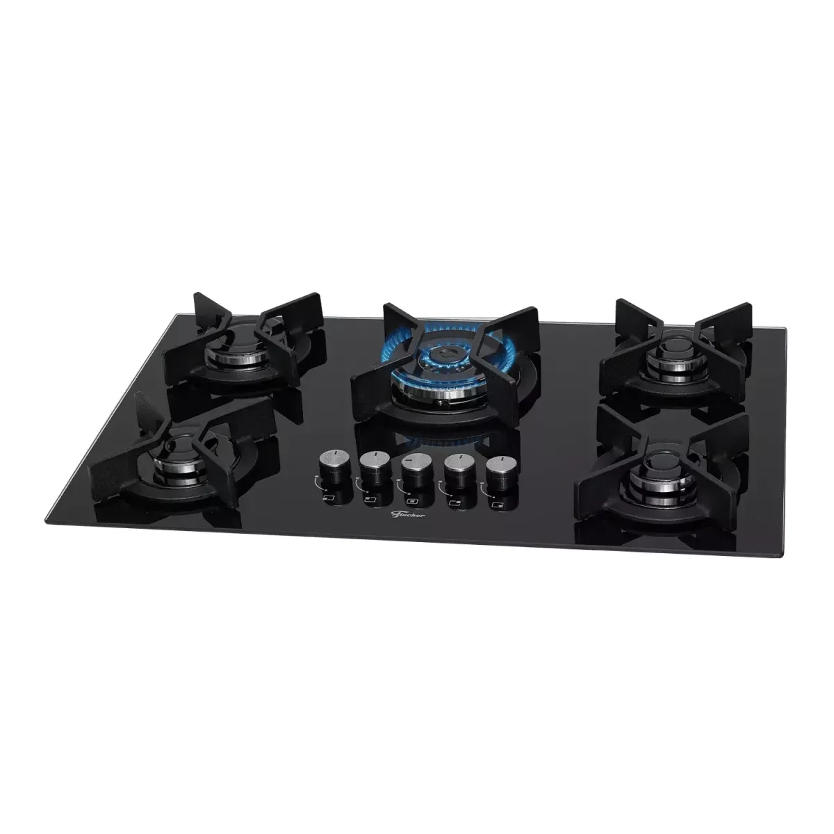 Fogao Fischer Cooktop 5B 26298-57077 Tripla Chama Infinity Preto