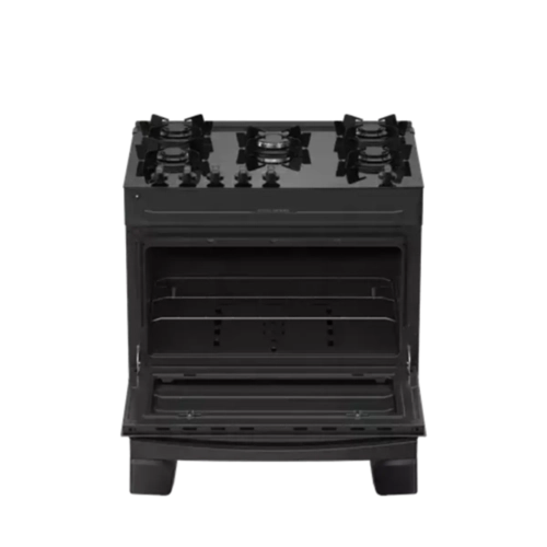 Fogao Atlas 5B Monaco Top Glass Preto Nv