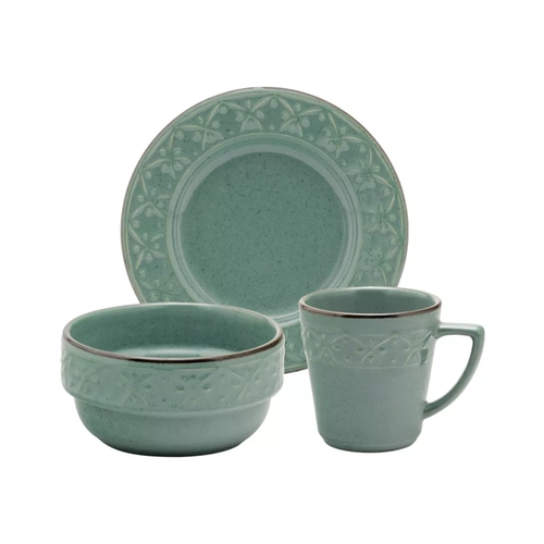 Conj Lanche Oxford 03Pcs Mendi Malaquita - Nm08-7311