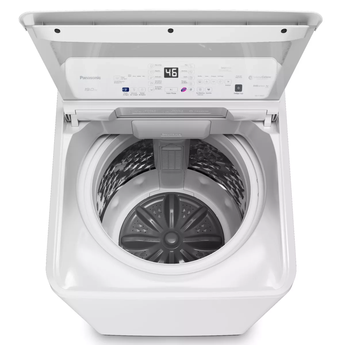 Lavadora Panasonic Na F190G1Wb 19Kg Branca
