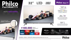 Tv Philco Smart 32 Hd Roku P32Crb Pto