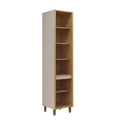 Paneleiro 50Cm Linea Allure 2Pt Jequi Gris Fosco