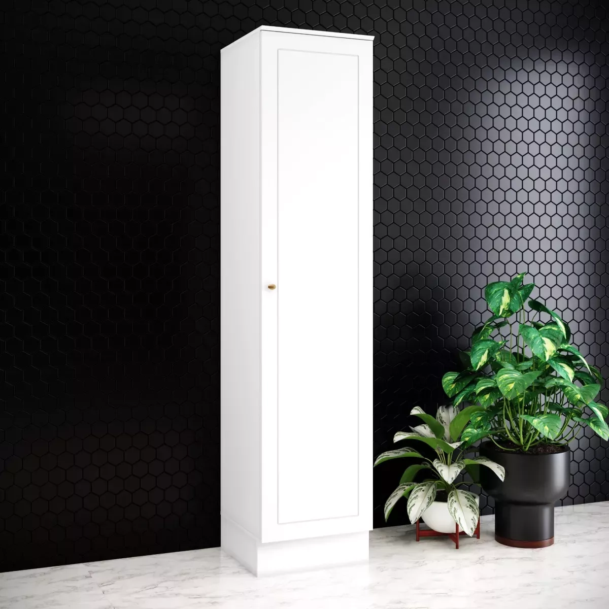 Paneleiro  Americana 50Cm 01 Pt  Branco C372-05
