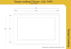 Tampo Aj Rorato Cooktop Pfogao 5Bc Preto
