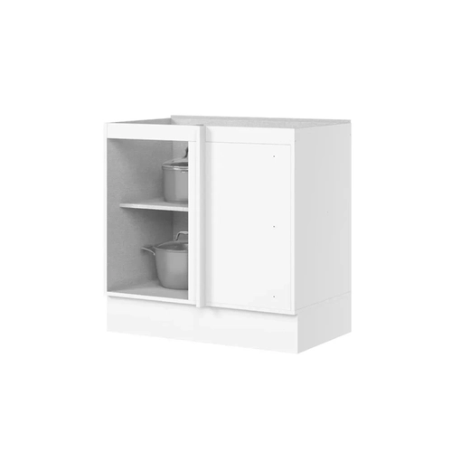 Balcao Henn Americana Canto Reto  Branco