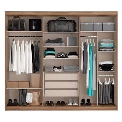 Guarda-Roupa Carraro Vancouver 260X231X55 Fre1171