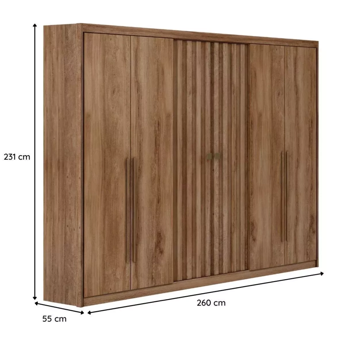 Guarda-Roupa Carraro Vancouver 260X231X55 Fre1171