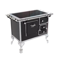 Fogao A Lenha Tradicional N2 Sd Vitroceramico Pret