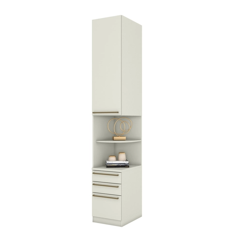 Mesa De Cabeceira Henn Seletto 1Pt 3Gav Areia Mc02-133