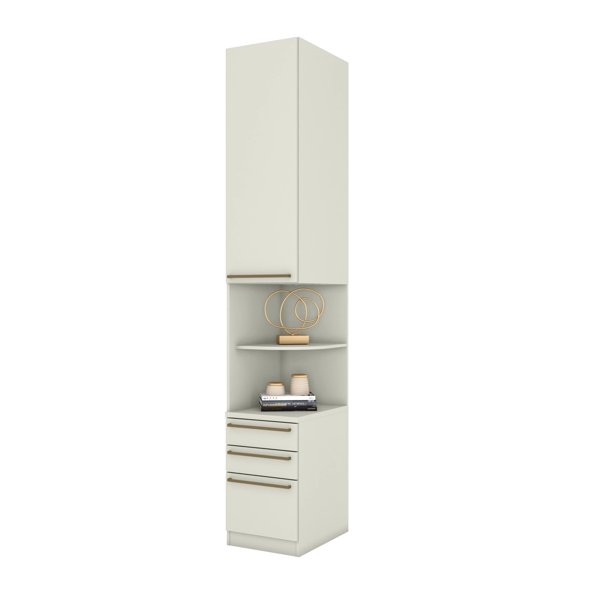 Mesa De Cabeceira Henn Seletto 1Pt 3Gav Areia Mc02-133