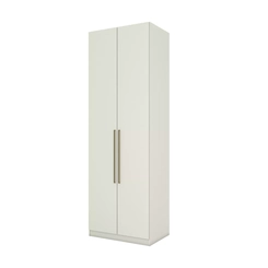 Roupeiro Henn Seletto 02 Pt Cabideiro Areia Mc08-133