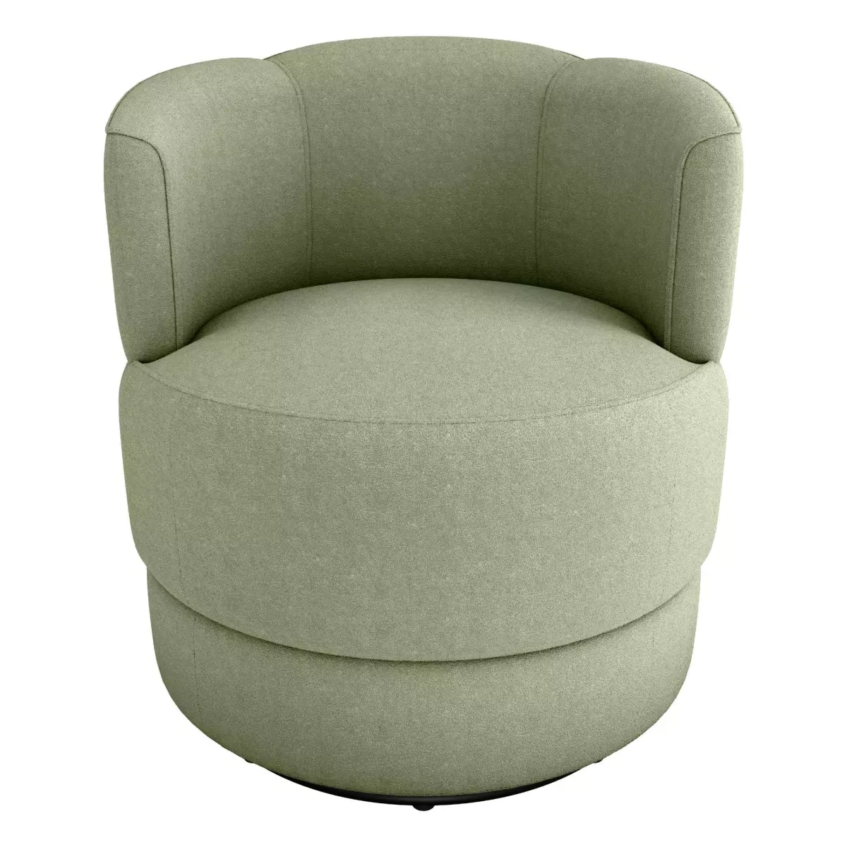 Poltrona Matrix Maserlha Giratoria  Boucle Verde Tc 494
