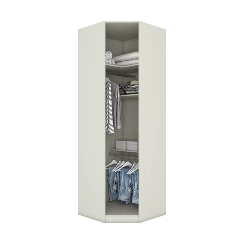 Roupeiro Henn Canto Obliquo 01Pt Areia Mc07-133