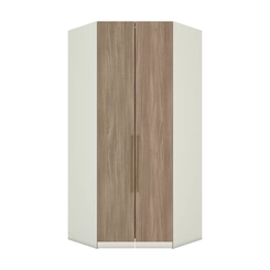 Closet De Canto Henn Seletto O2 Pt Areia Jequitiba Mc05184