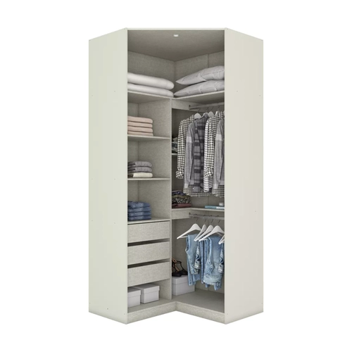 Closet Henn De Canto Seletto 02 Pt Cespelho Areiajequitiba Mc06-184