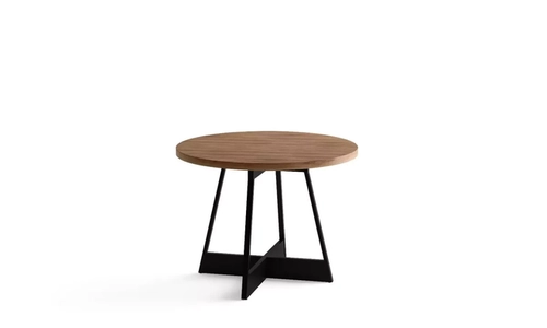 Mesa Carraro Atria Redonda 99Cm Nog Pto Tx Pto 1594