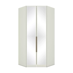 Closet Henn De Canto Seletto 02 Pt Cespelho Areia Mc06-133