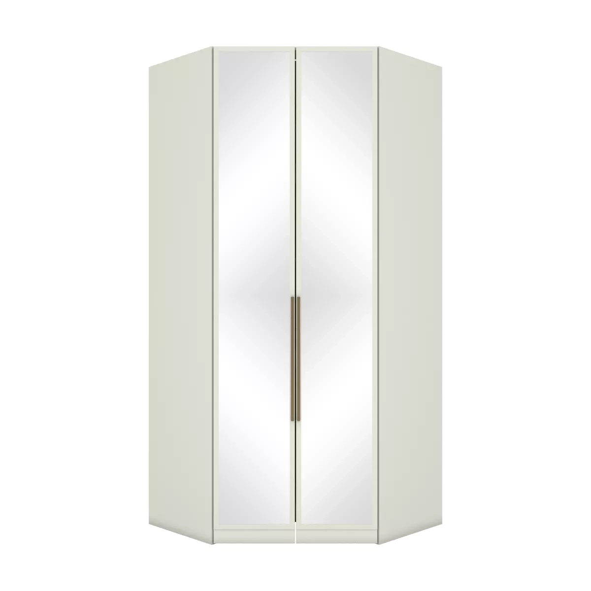 Closet Henn De Canto Seletto 02 Pt Cespelho Areia Mc06-133