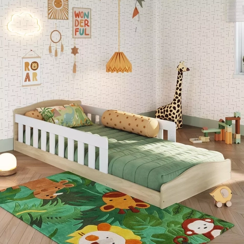 Cama Infantil Completa Montessoriana Chao Carvalho