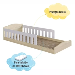 Cama Infantil Completa Montessoriana Chao Carvalho