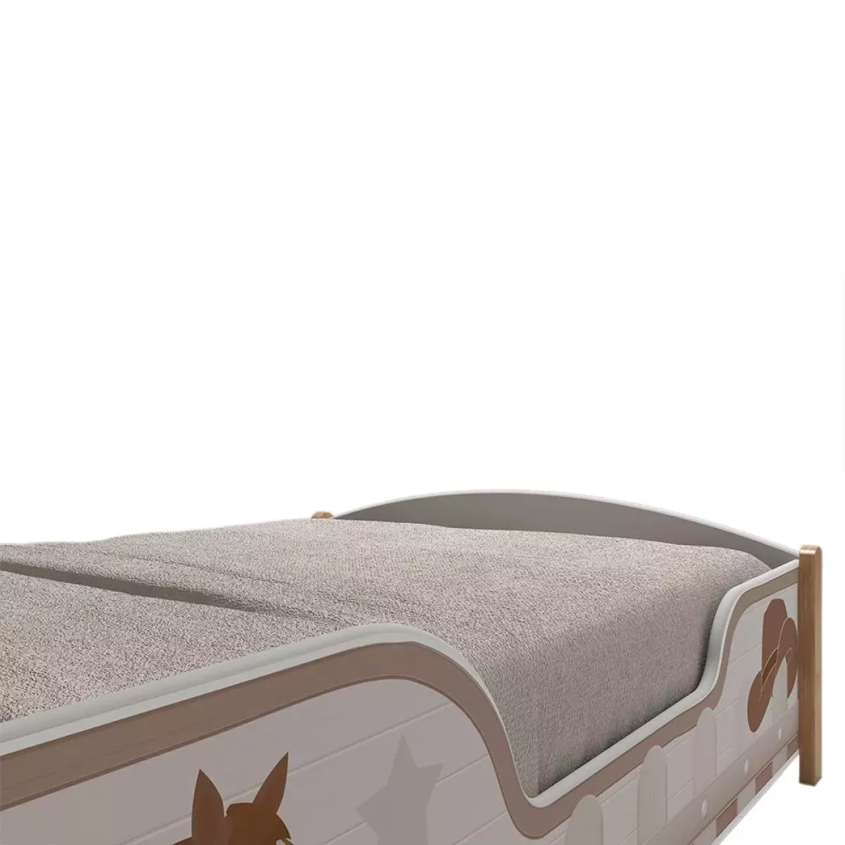 Cama Infantil Gelius Boiadeira 90Cm Branca