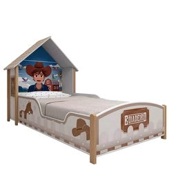 Cama Infantil Gelius Boiadeiro 90Cm Branca