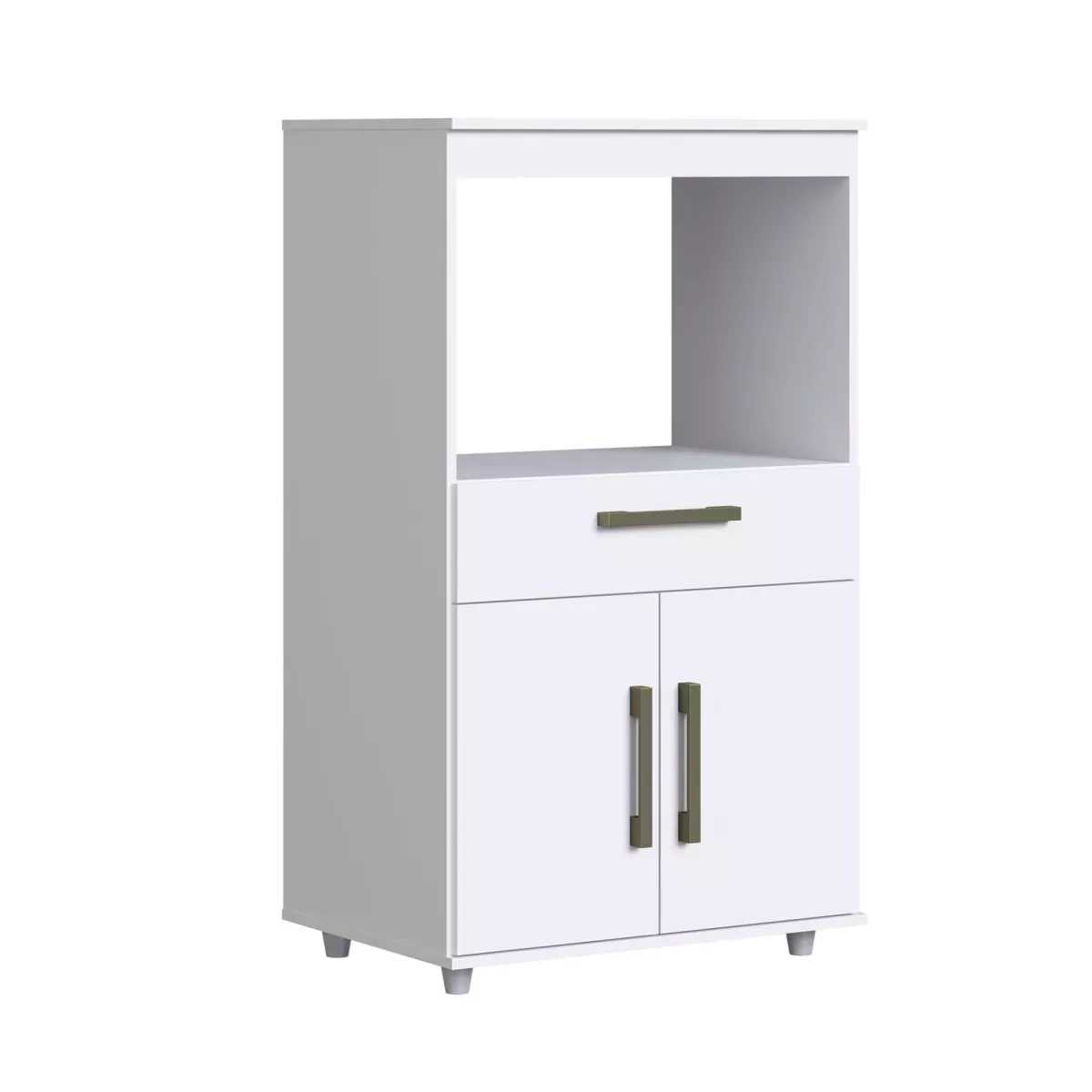 Balcao Cadorin  P Forno E Micro Ultra  Branco 15Mm