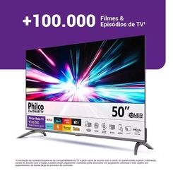 Tv Philco Smart 50 4K Uhd P50Crb Roku Pto