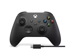 Controle Microsoft Xbox Sem Fio Carbon Black