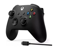 Controle Microsoft Xbox Sem Fio Carbon Black