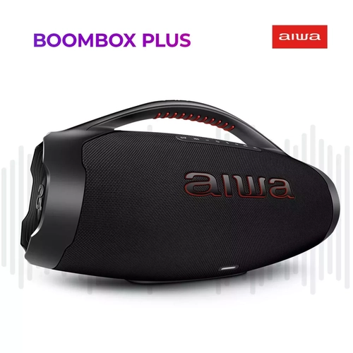 Caixa Aiwa Boombox Awsbbs01B 200W Pto