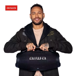 Caixa Aiwa Boombox Awsbbs01B 200W Pto