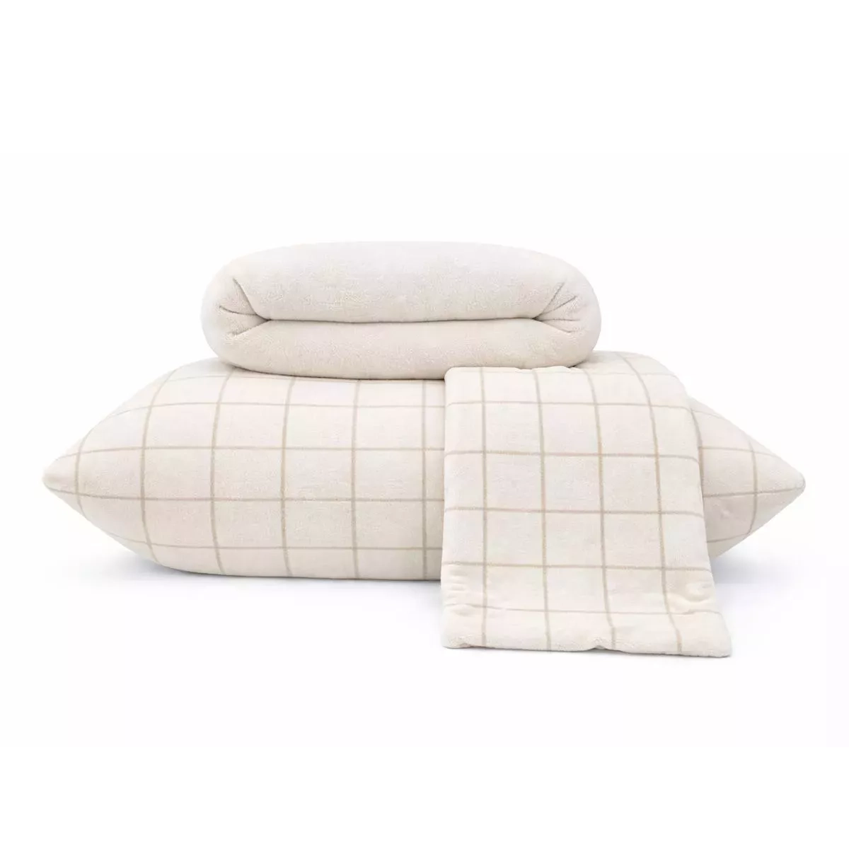 Jogo De Lençol 3PCS Bella Plush Casal Rita Cperola 140X190