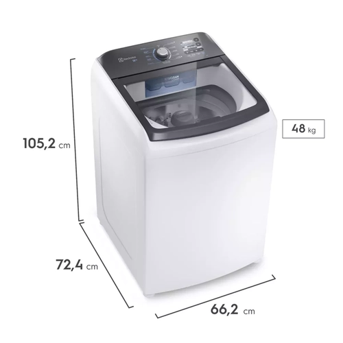 Lavadora Electrolux LEE18 18KG BRANCA