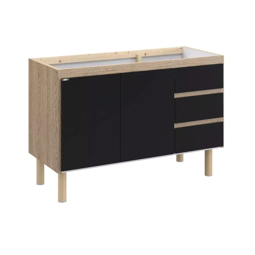 Balcao P Pia AJ Rorato Atenas 116,2CM Preto
