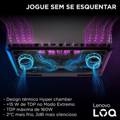 Notebook Lenovo Gamer LOQ CORE I5 512SSD 16GB RTX3