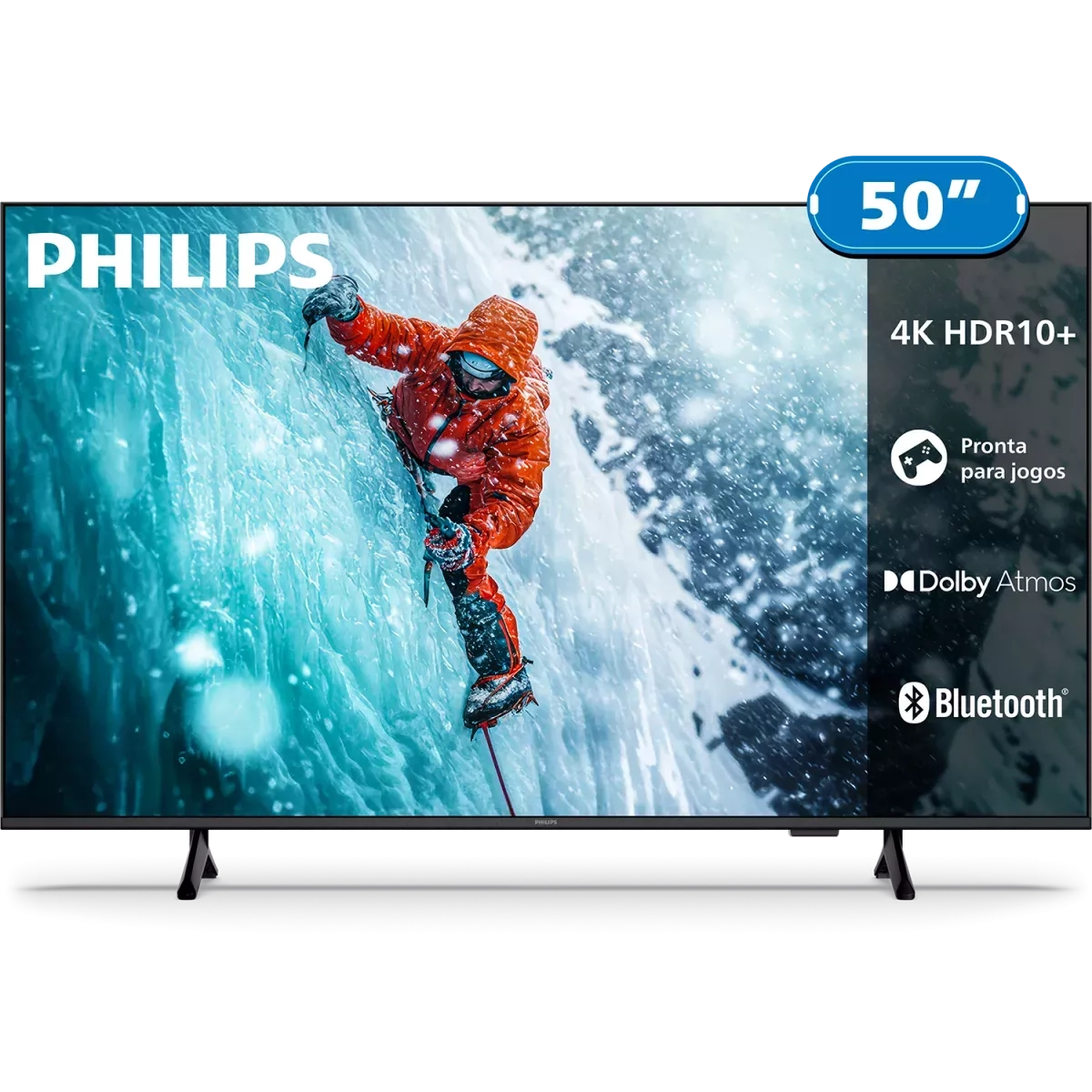 Tv Philips Smart 50 4K Uhd 50PUG730078 Titan Pto