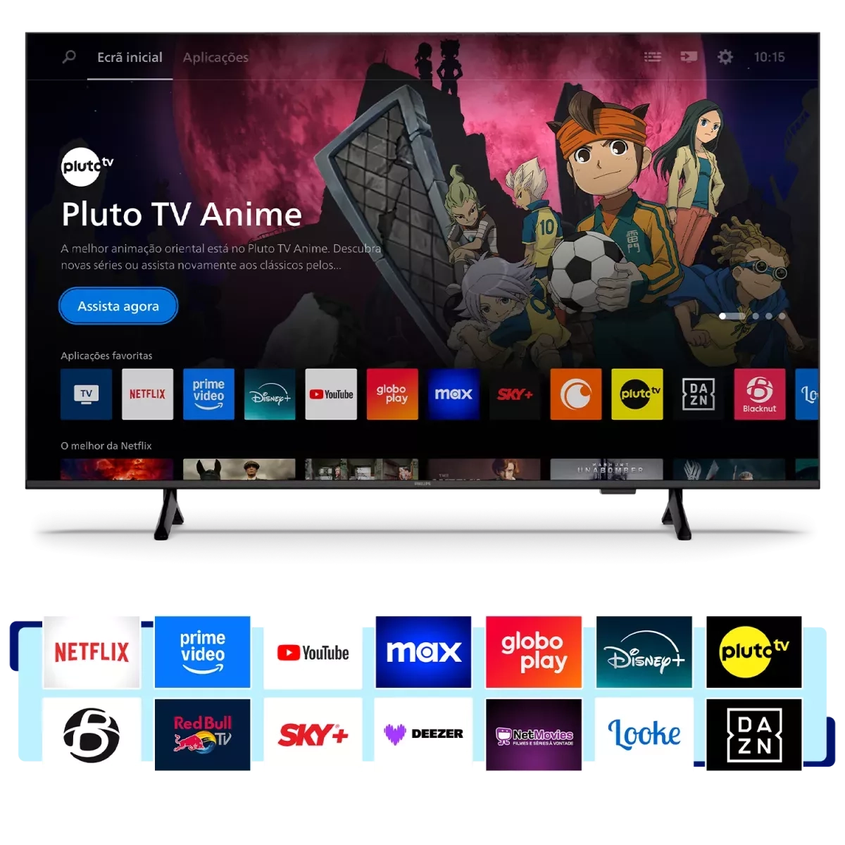 Tv Philips Smart 50 4K Uhd 50PUG730078 Titan Pto