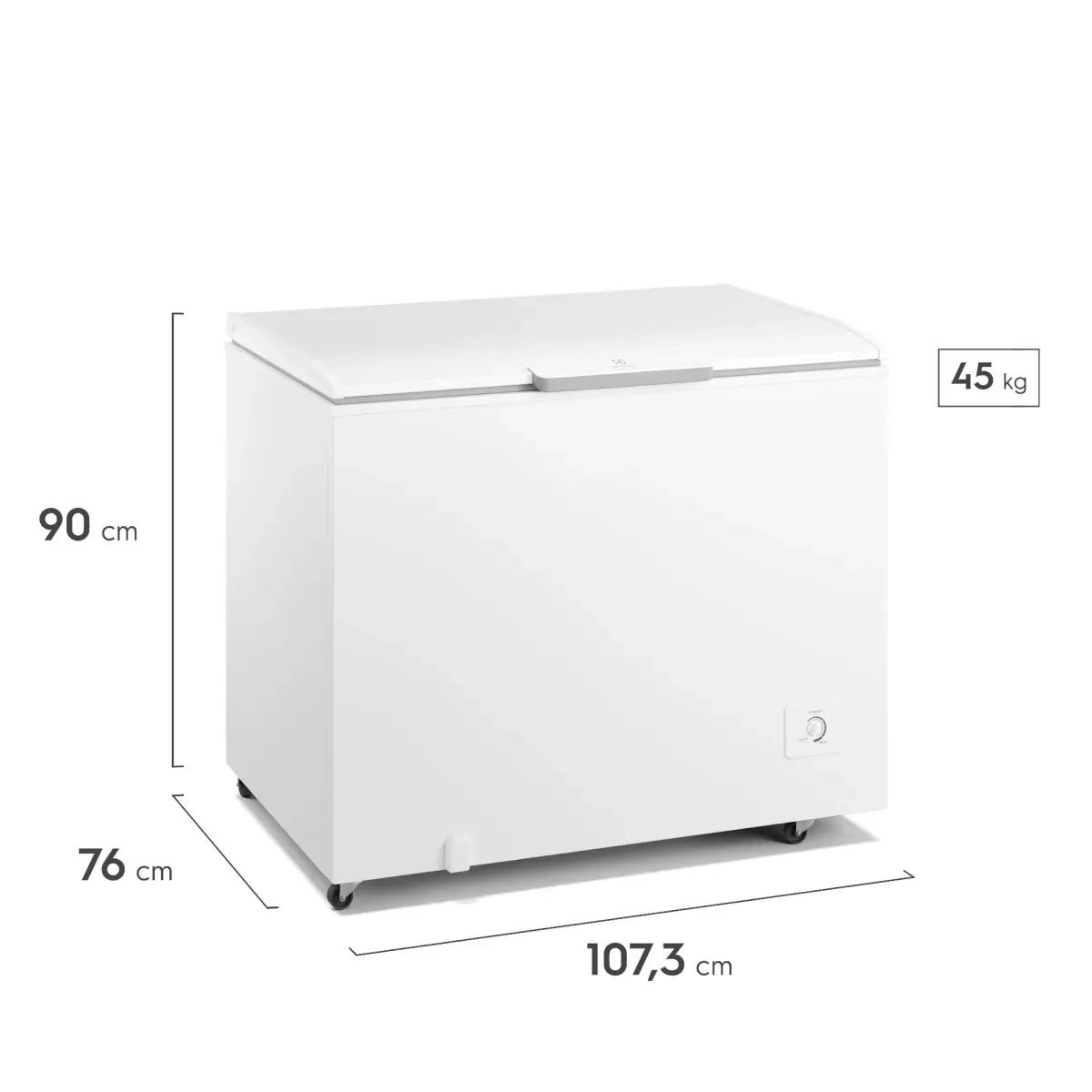 Freezer Electrolux HI330T Horizontal 315 LTS BIV B