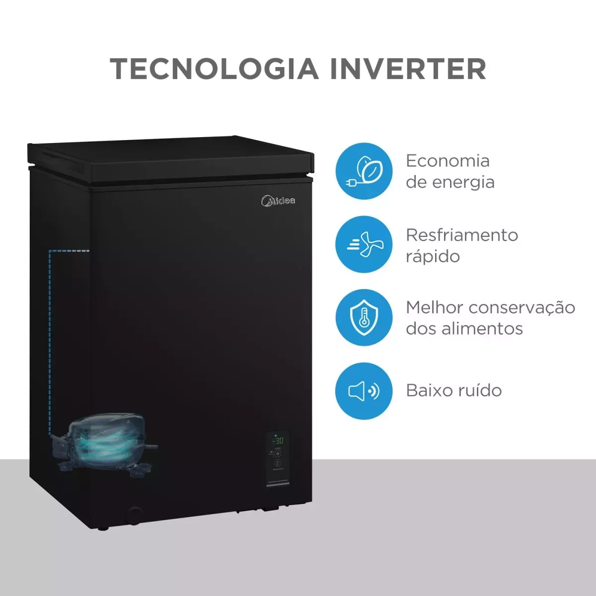 Frezzer Midea Flexbeer Horizontal 100LTS BIV PTO
