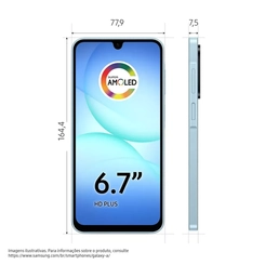 Smartphone Samsung A17 128GB SMA175FLBLZTO AZ