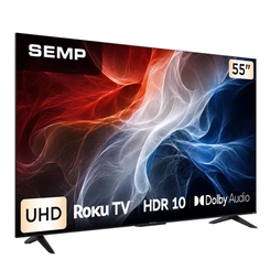 Tv Semp Smart 55 UHD 4K 55S62R ROKU PTO
