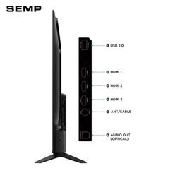 Tv Semp Smart 55 UHD 4K 55S62R ROKU PTO
