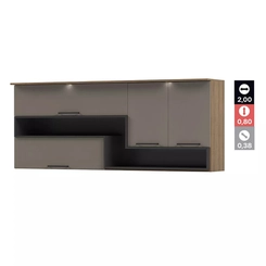 Cozinha Modular Thela Caiena 5 Peças Mel