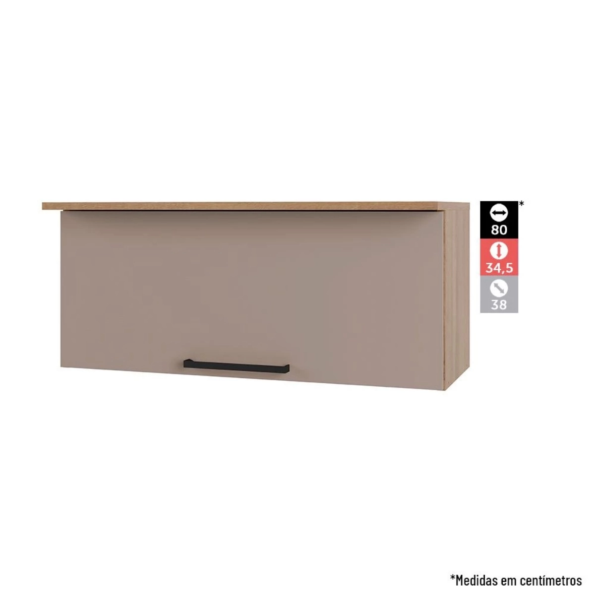 Cozinha Modular Thela Caiena 12 Peças Mel